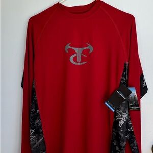 Tru Timber Rip Water Crew Long Sleeve Shirt